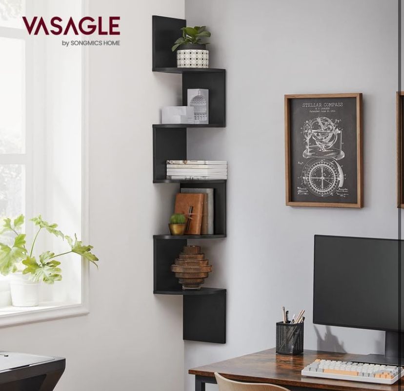 Ъглов плаващ рафт VASAGLE