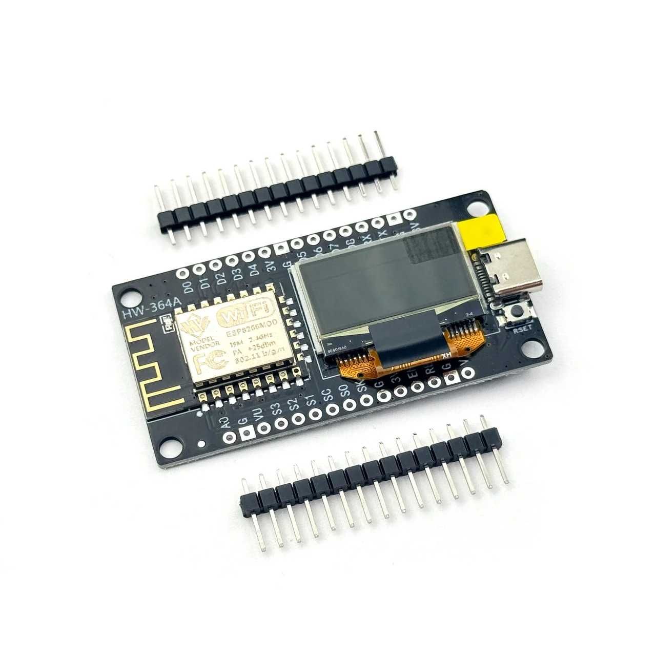 ESP8266 NodeMCU с OLED-дисплеем TYPE-C