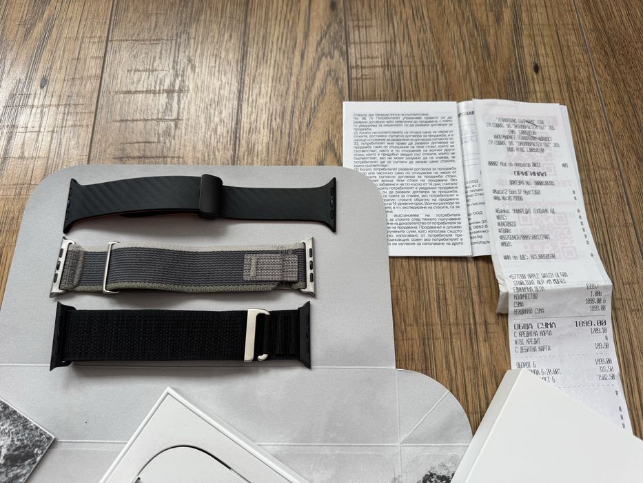 Apple Watch Ultra Titanium 49mm + Cellular Гаранция