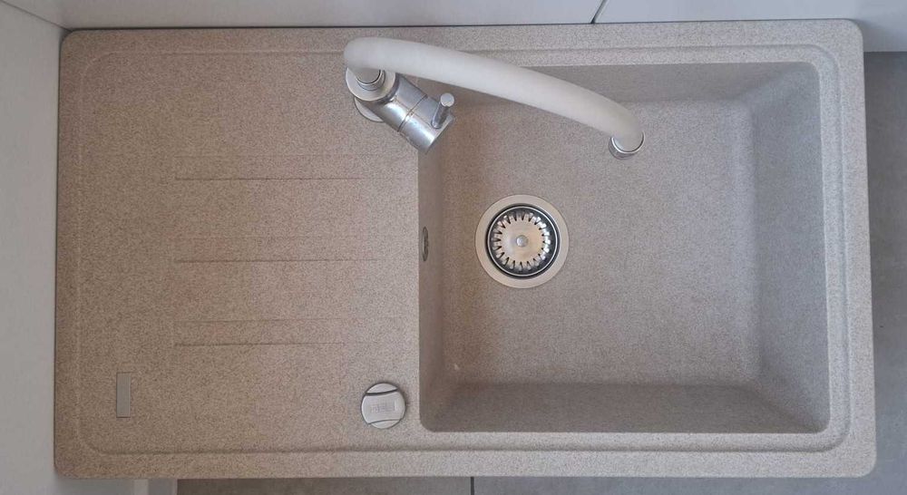 Chiuveta 78 x 43.5 FRANKE Compozit fragranite + Baterie flexibila