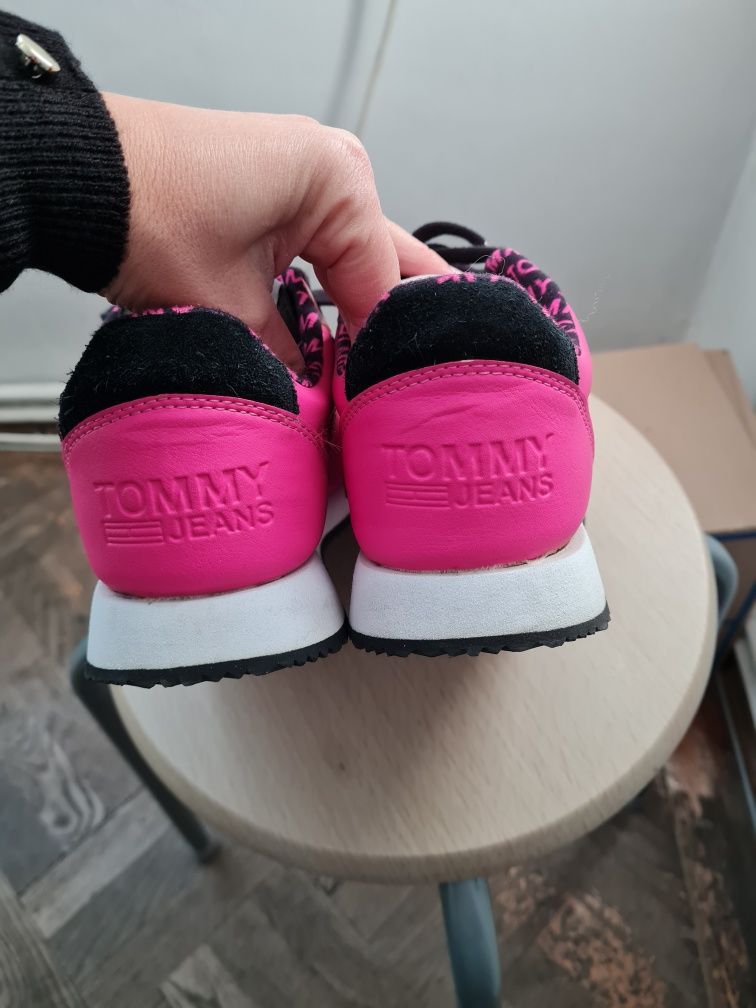 Adidasi Tommy Hilfiger -  dama, Fuchsia, 36