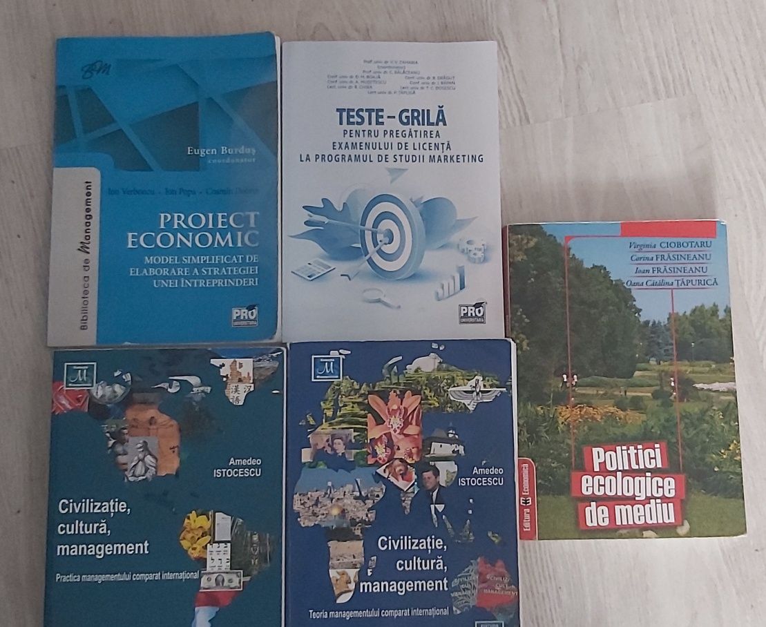 Diverse cărți pentru verificări și examene ASE