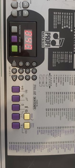 Orga electronică/sintetizator Bontempi PM65