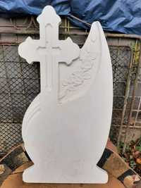 Cruce mozaic cu ciment alb 3D