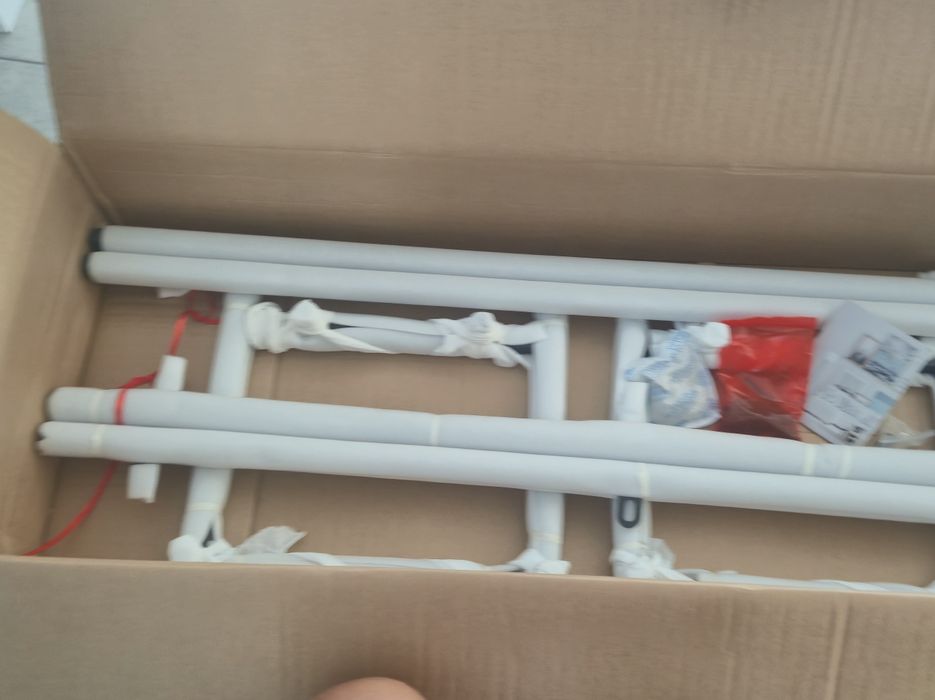 Banca din piele eco, design mid-century,  cadru metalic