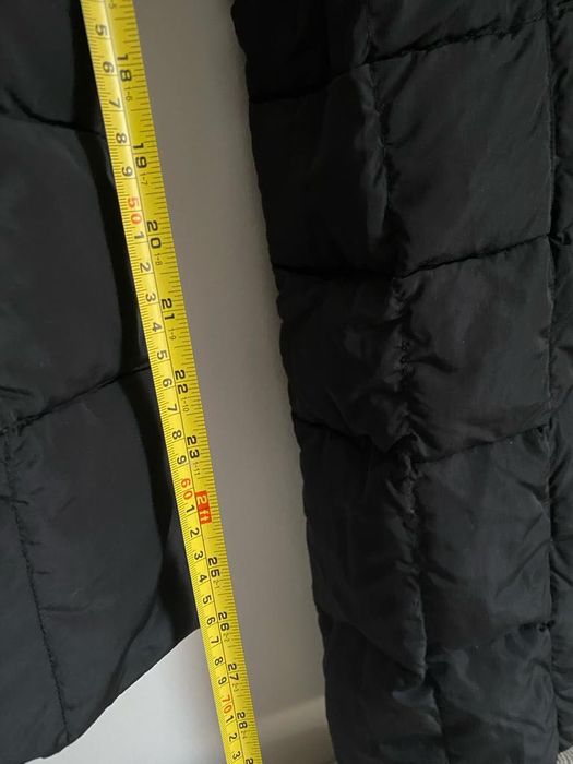 Черна дамска зимна  пухинка