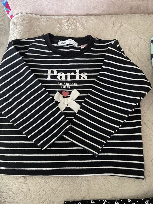 Детский лонгслив кофта из плотной ткани. Zara