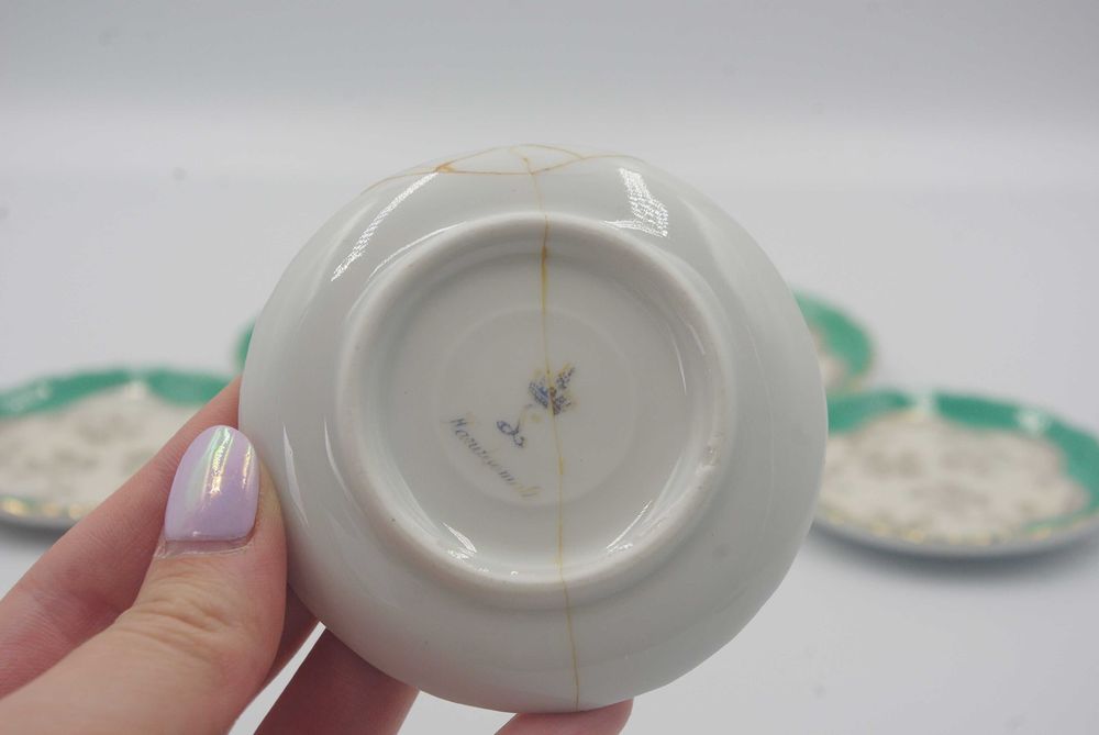 Set de 4 + 1 farfurioare vintage Oscar Schlegelmilch Germania