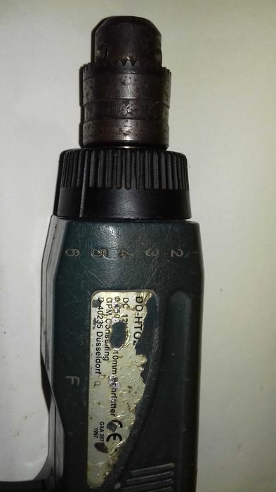 Minere pentru flexuri mari-masina de gaurit 12V veche-Germania