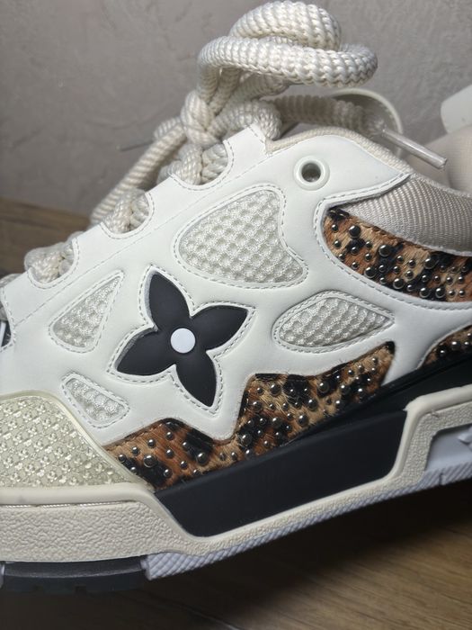 Lv skate leopard print
