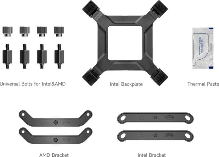 Cooler procesor PCCooler RT400 Digital ARGB 120mm