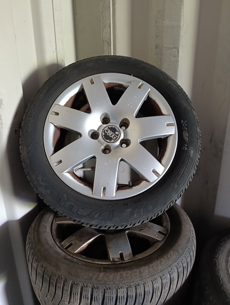 Диски л.п R16 c резиной 5*112 на Фольксваген