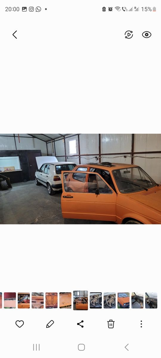 GOLF MK1 1983 1.6 T.D. Proiect restaurare