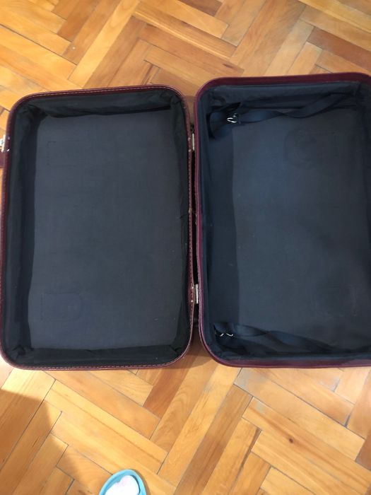 Geanta/Geamantan Piele Vintage Mare Incapator Colectie Vechi