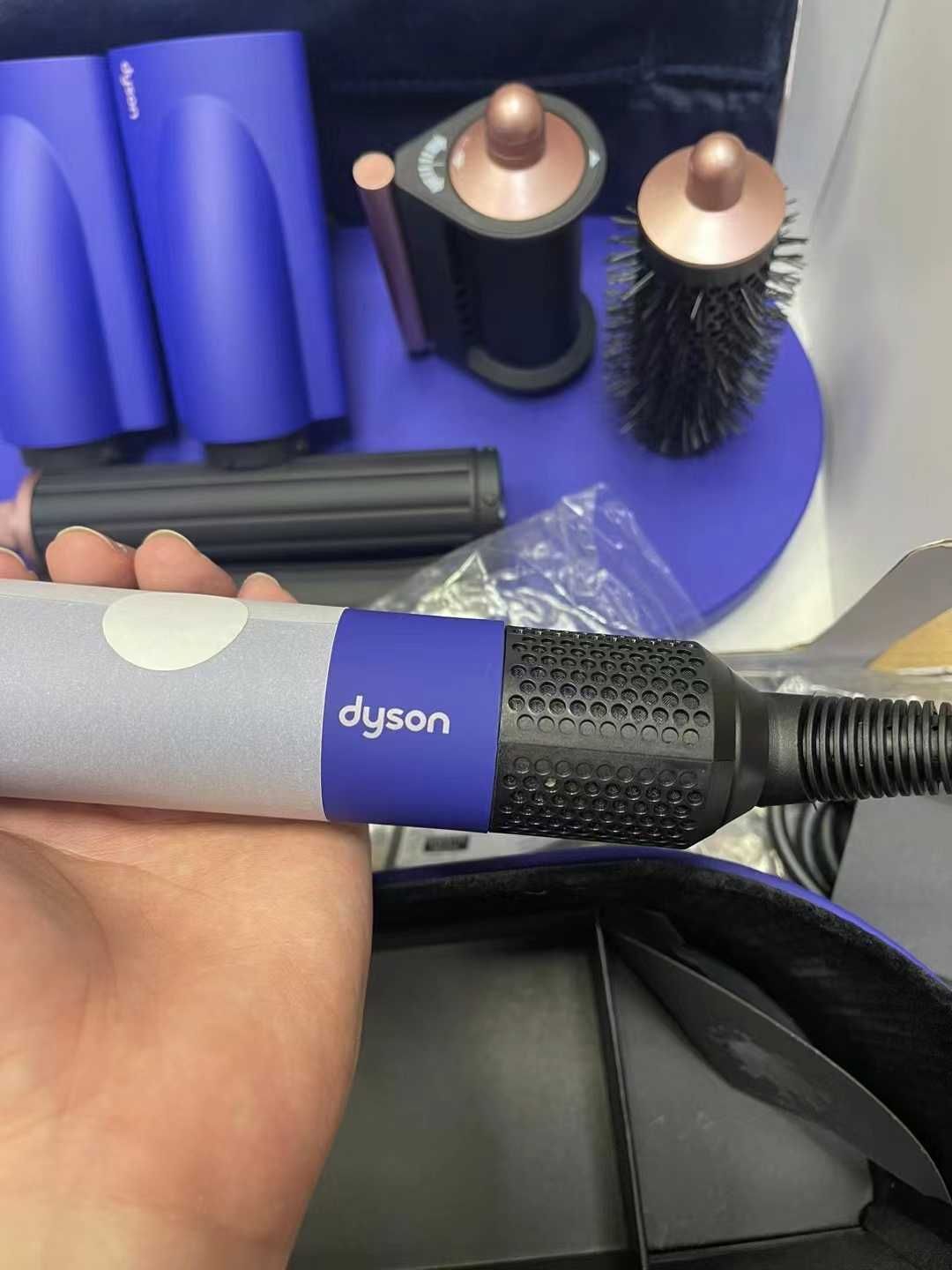 Маша Multistyler Dyson Airwrap Complete Long HS05, Син / Розов