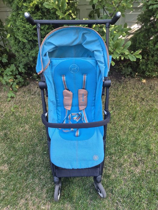 Vand carucior Cybex Libelle Beach Blue cu bara de protectie