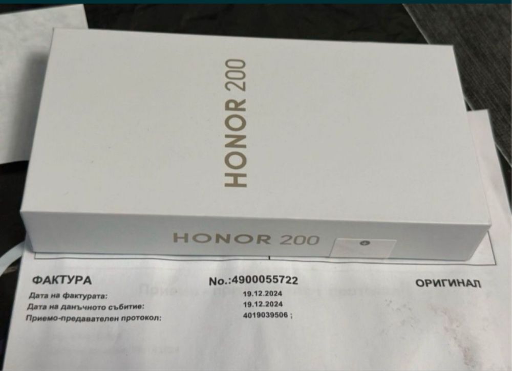 КАТО НОВ 512GB Honor 200 12GB 5G Гаранция Vivacom 2026 Black / Черен