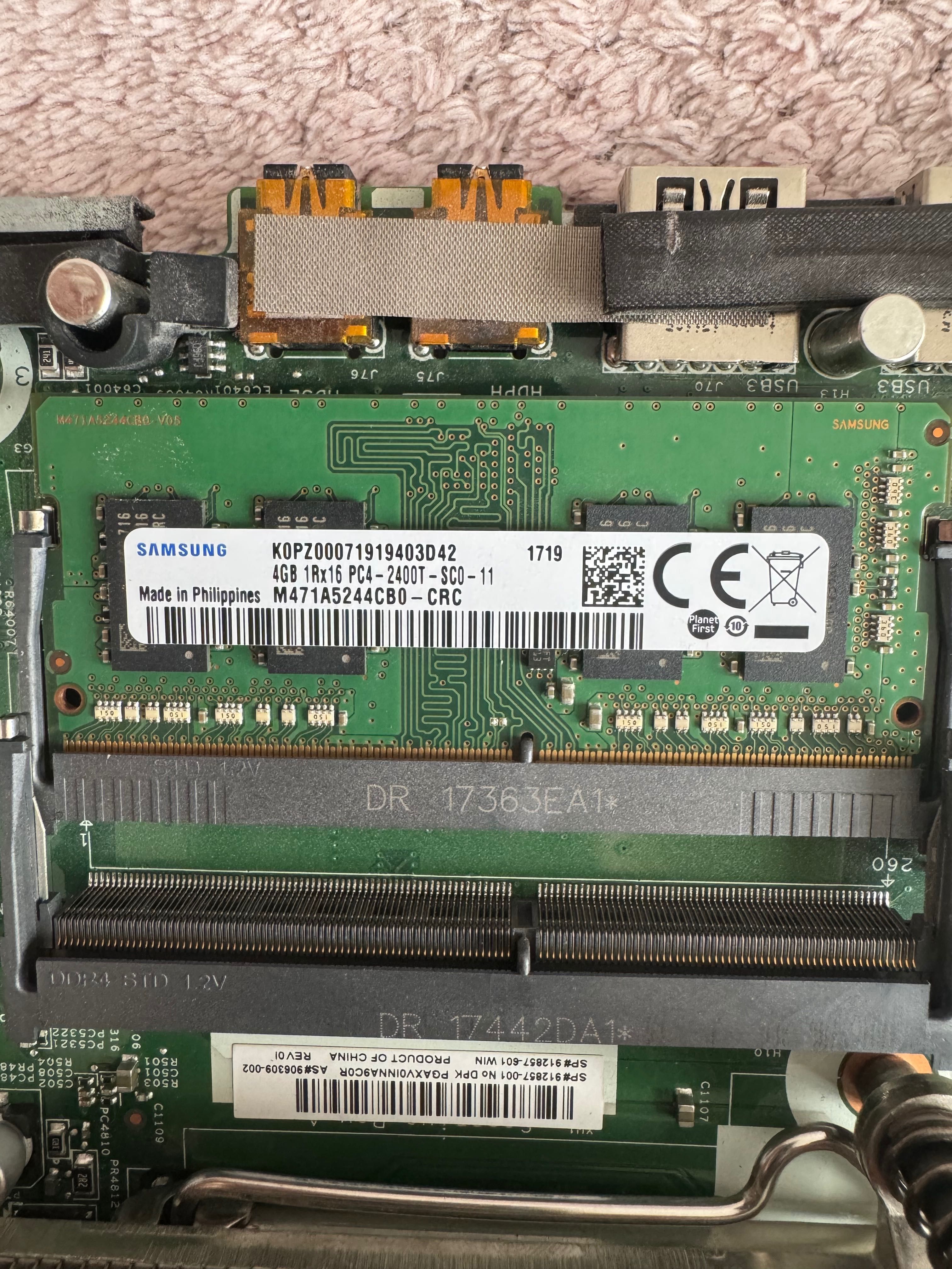 HP prodesk 600 g3 mini - i5-6500T, 4GB DDR4, 240GB ssd