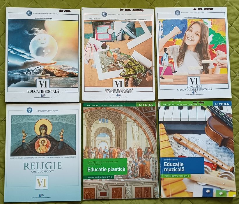 Manuale clasa a VI-a noi sau utilizate
