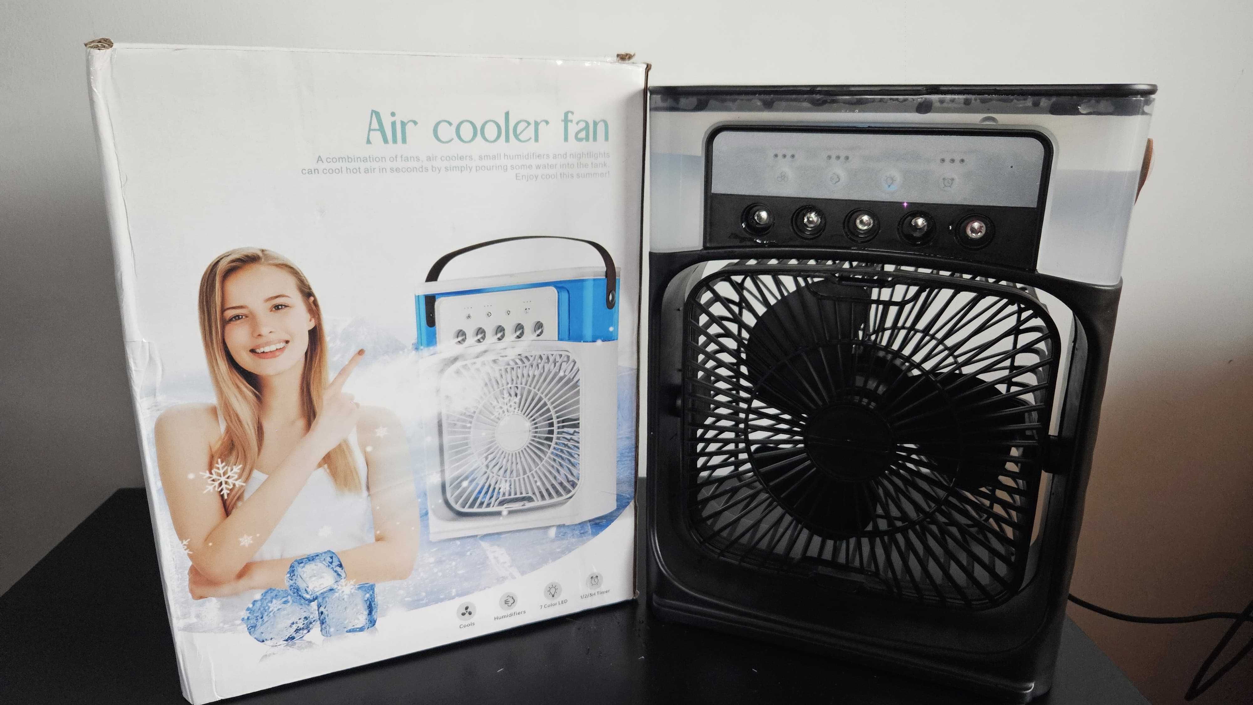 Ventilator cu apa, umidificator racire cu LED RGB. NOI!