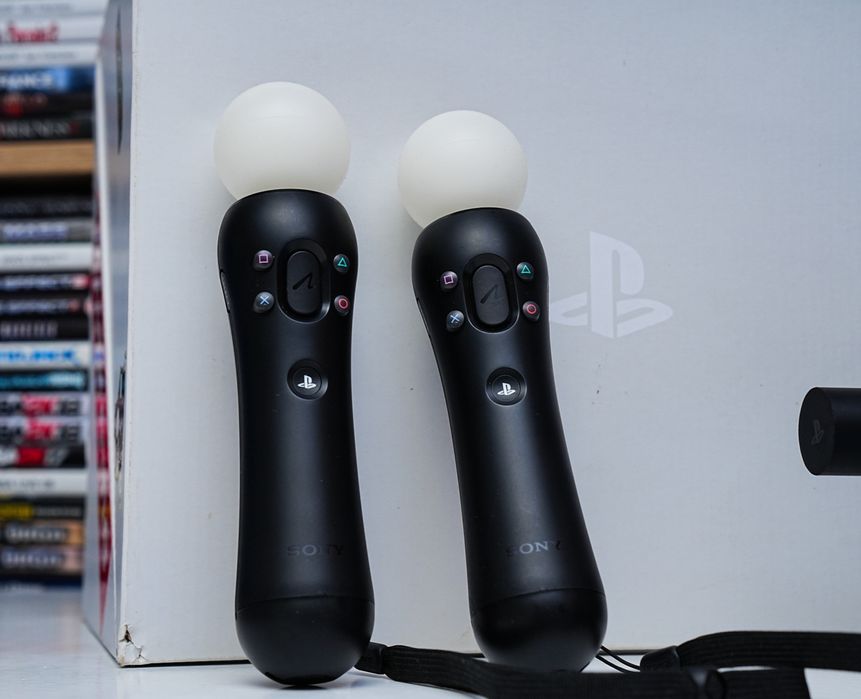Ochelari VR cu manete + jocuri , PS 4 , PlayStation 4