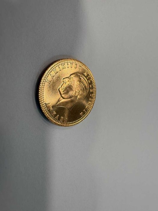 Златна монета 100 турски куруша „Ататюрк“ – 1923 г. Тегло: 7.21 грама