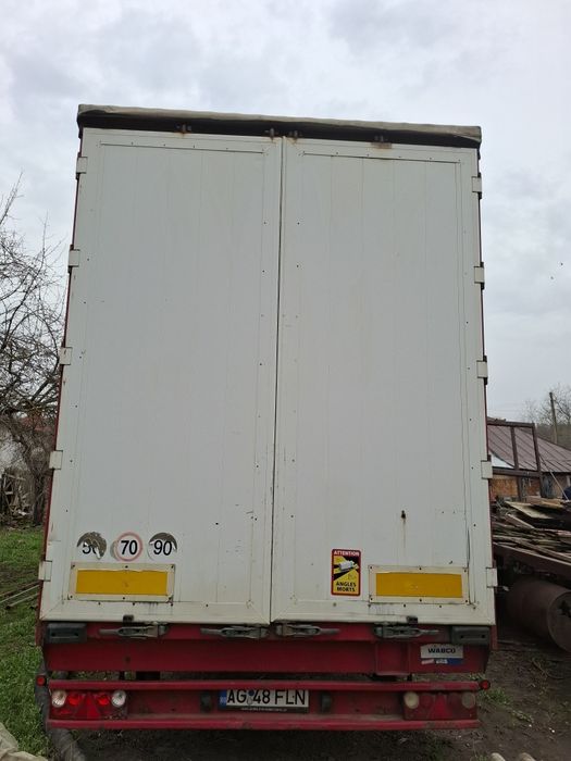 Remarca tandem si bena pentru camion 120m3