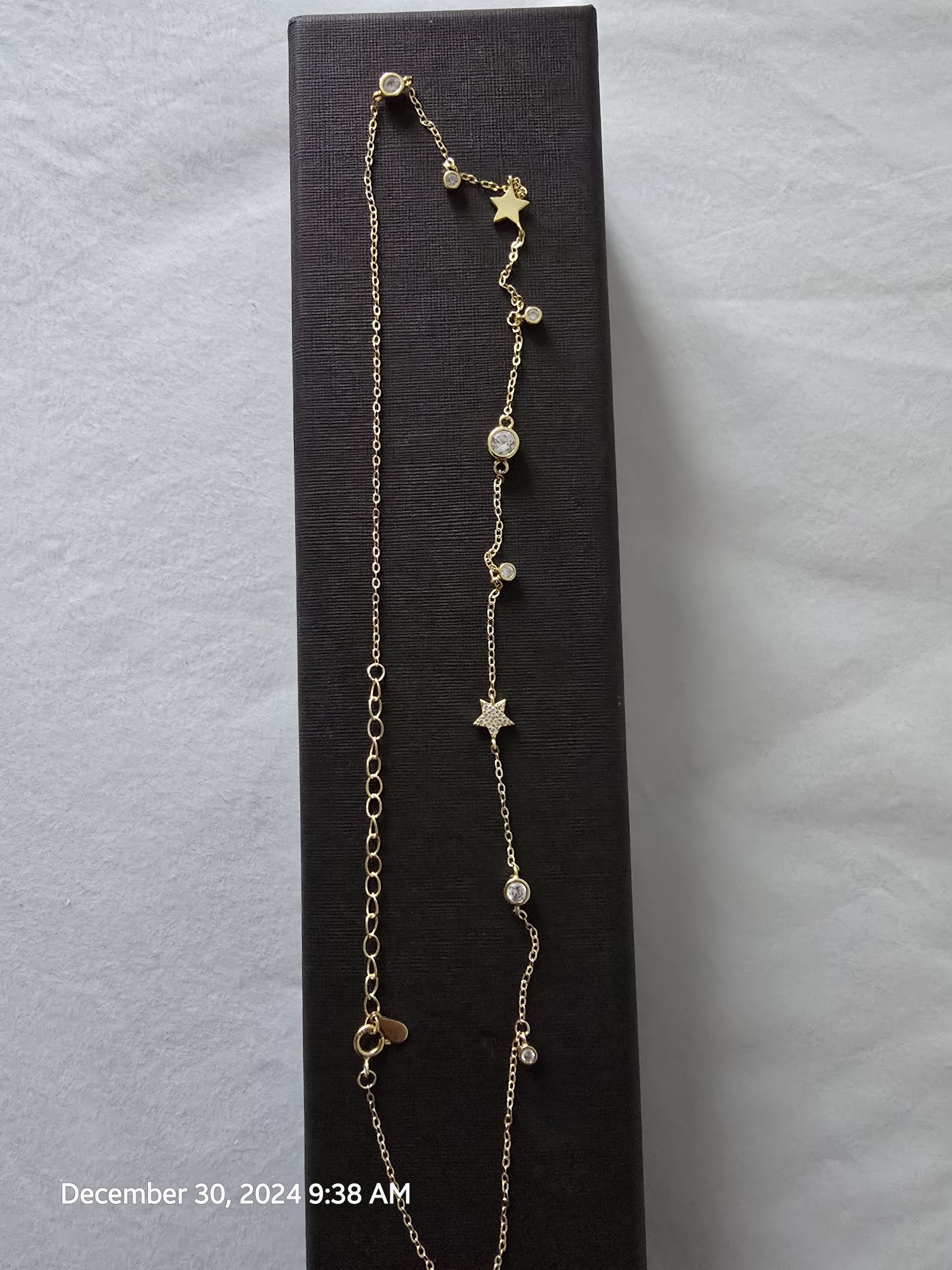 Colier argint 925 placat aur 14k