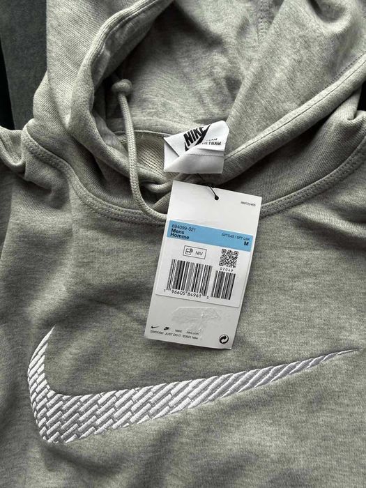 Мъжки суитшърт Nike – сив, чисто нов, размер M