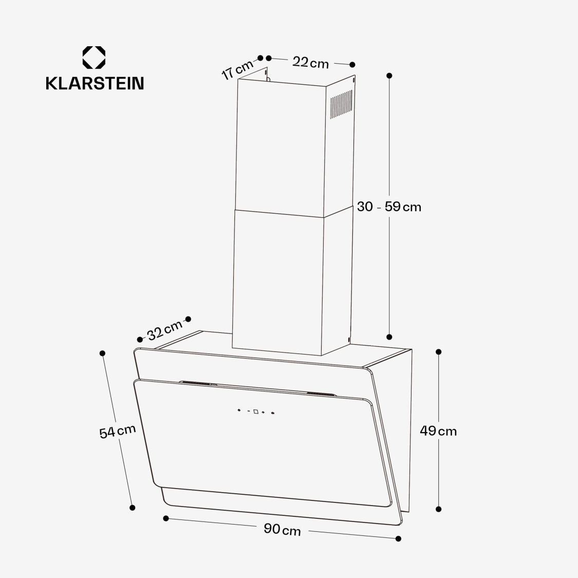 Чисто нов абсорбатор KLARKSTEIN Aurica 90
