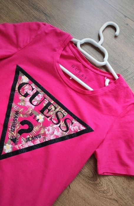 Guess Tricou Roz nou