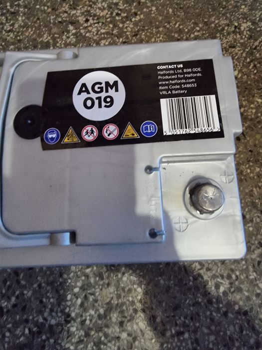 Акумулатор halfords agm 95ah 850a (en)