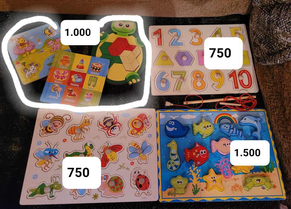 Деревянные развивающие игрушки