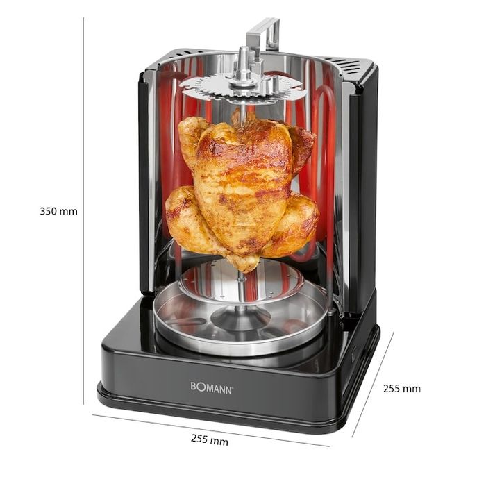 Електрически вертикален грил за шипове,пиле,дюнер и други