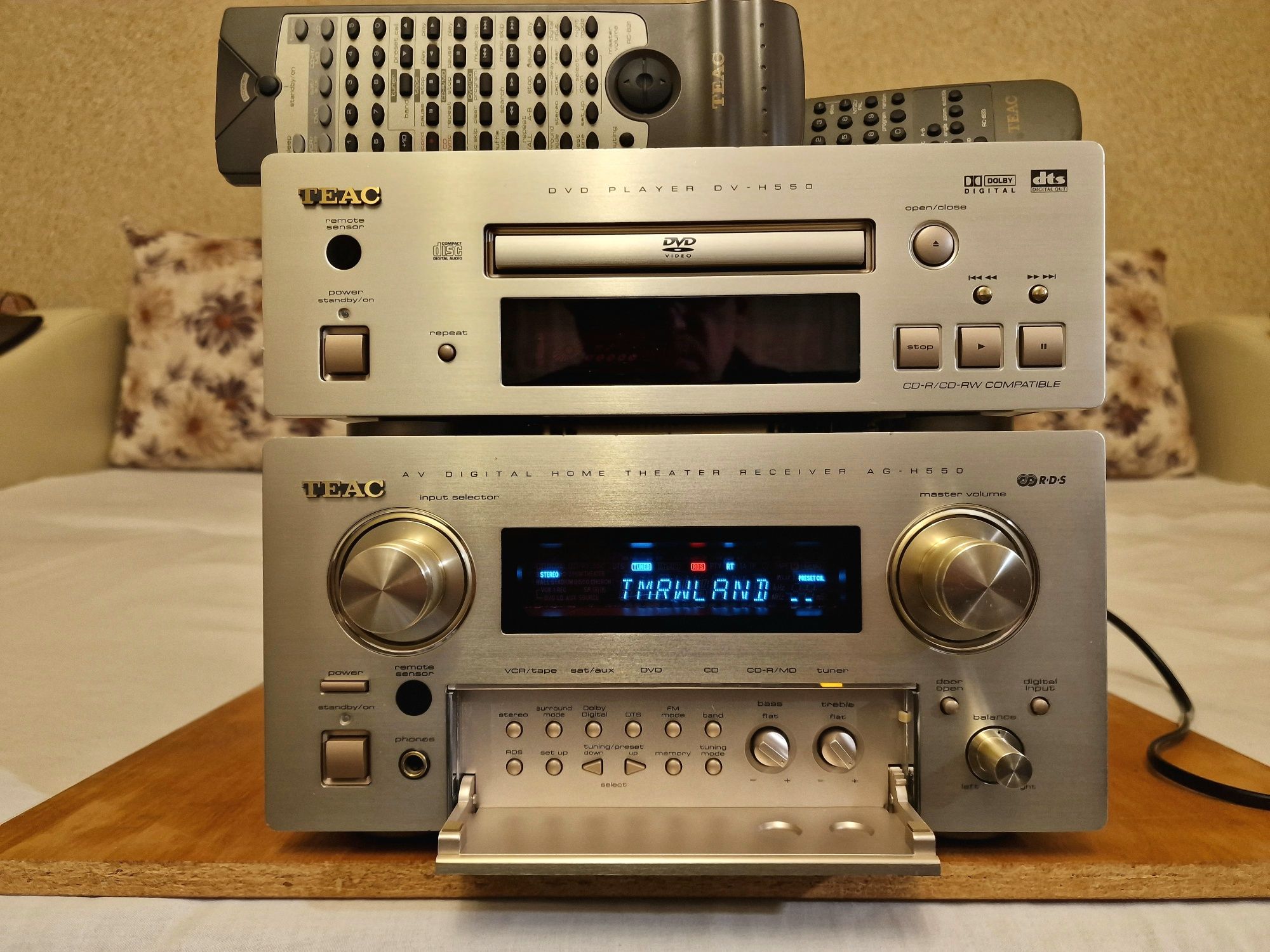 Teac Gold Reference Series. AG-H550+DVD Teac. High-End Classe ! Rare.