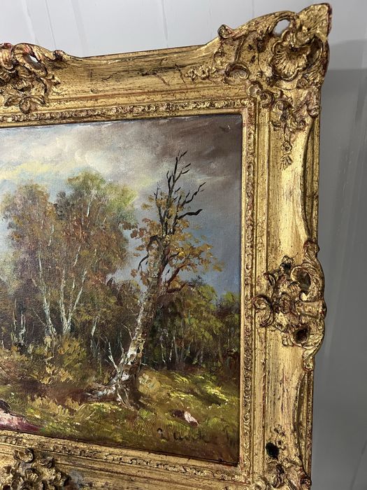 Пейзажна  картина от германски художник Анселм Престер
