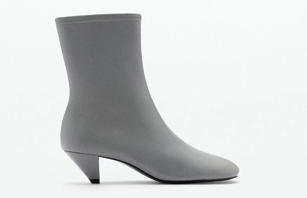 Кожени боти/ботуши Mango, 38 - 38.5, нови