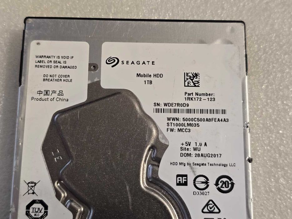 Hard disk laptop Seagate 1TB, SATA3, 5400RPM, 128MB ST1000LM035, 2.5"