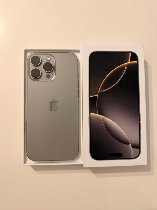 iPhone 16 Pro Max Natural Titanium 99% baterie