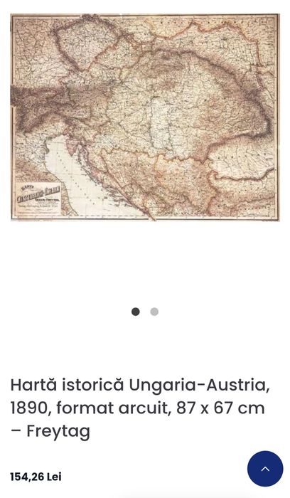 Reproducere inramata a hartii Austro Ungaria 1890