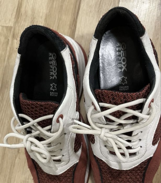 Pantofi sport piele rosu 37