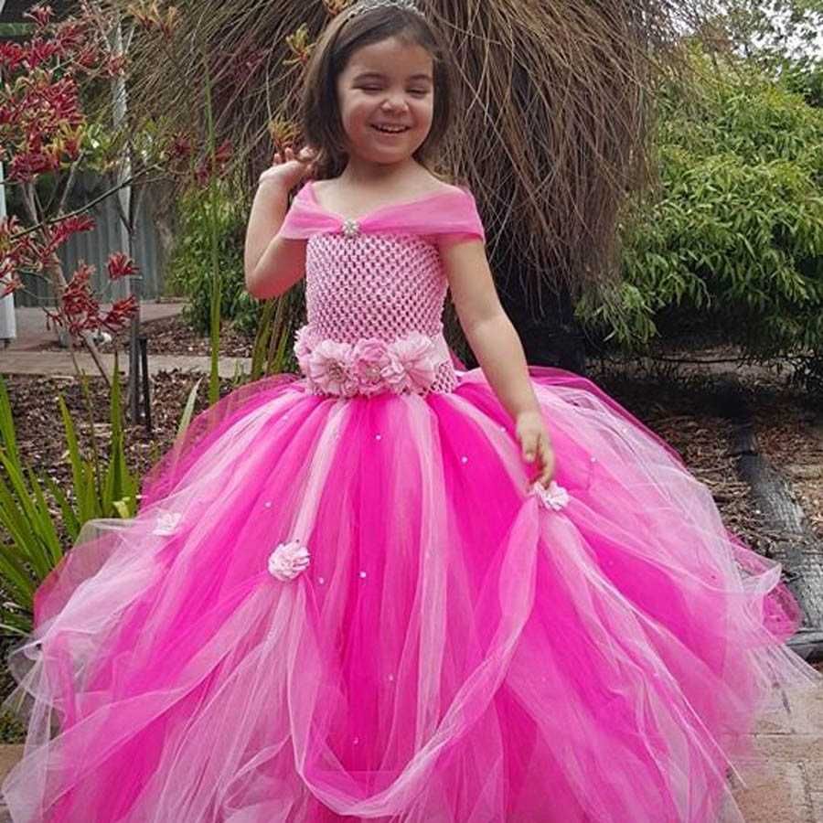 Rochita TUTU Printesa Adormita Aurora roz serbare carnaval Craciun