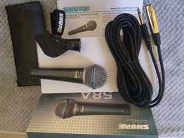 Microfon cu fir Shure Beta 58 A / Microfon voce karaoke studio