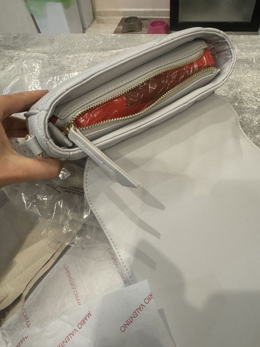 Valentino сива чанта