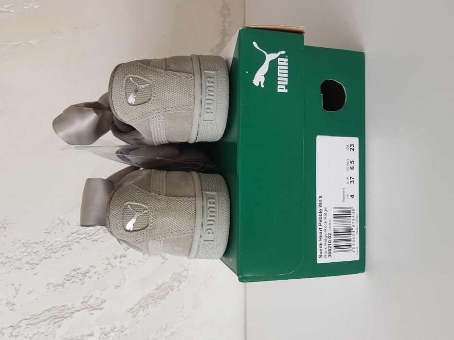 Adidasi Puma Suede Heart Pebble 365210 02 Originali