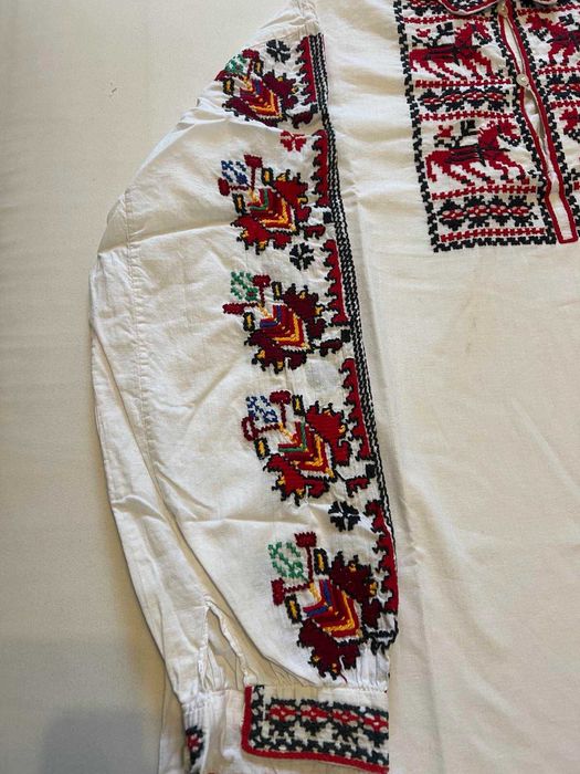 Автентична мъжка риза към народна носия