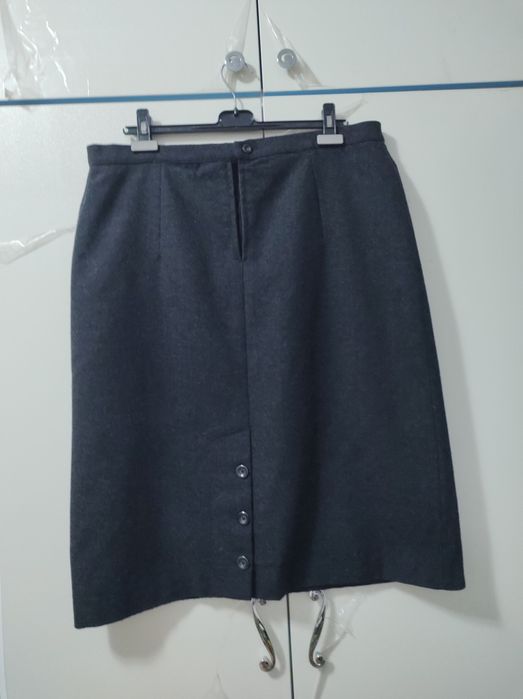 Costum dama taior set Sacou fusta Lana XL XXL  Vintage