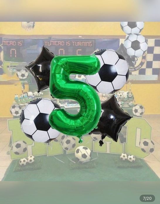 Zi de nastere cu tematica FOTBAL - aranjament