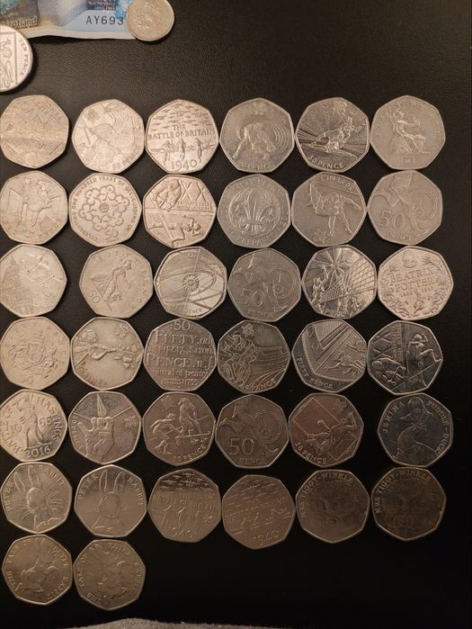 Vând colecție monede Marea Britanie