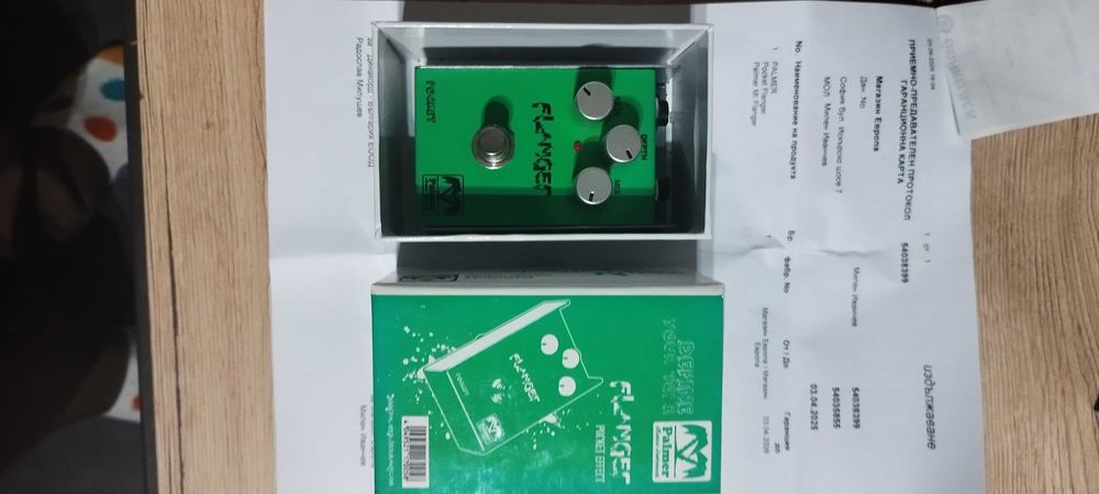 Ефект педали за китара - Behringer Digital Reverb и Palmer Flanger